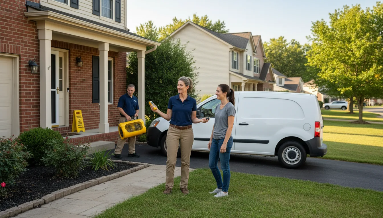 Water restoration image for Fire And Smoke Damage Restoration in Glenwood, IN